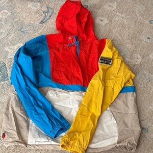 Teddy Fresh Colorblock Jacket - Red, Blue, Yellow, Beige